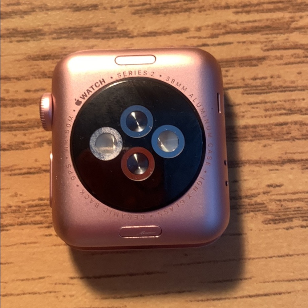 Apple Watch series 2. Comes with original pink band and an Amazon band.